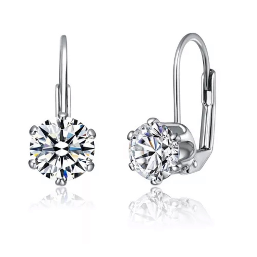 Solitaire earrings